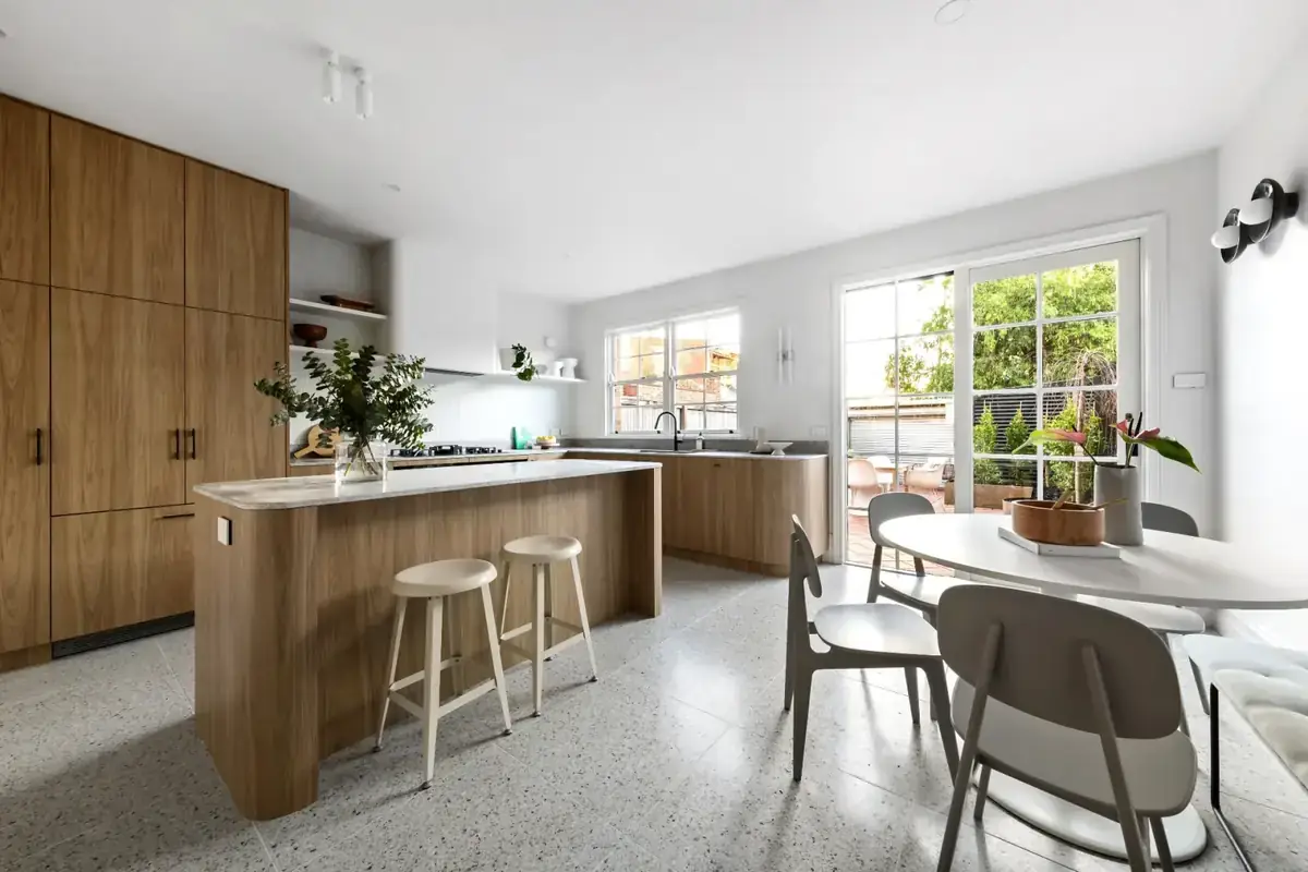 Renovated kitchen view 2