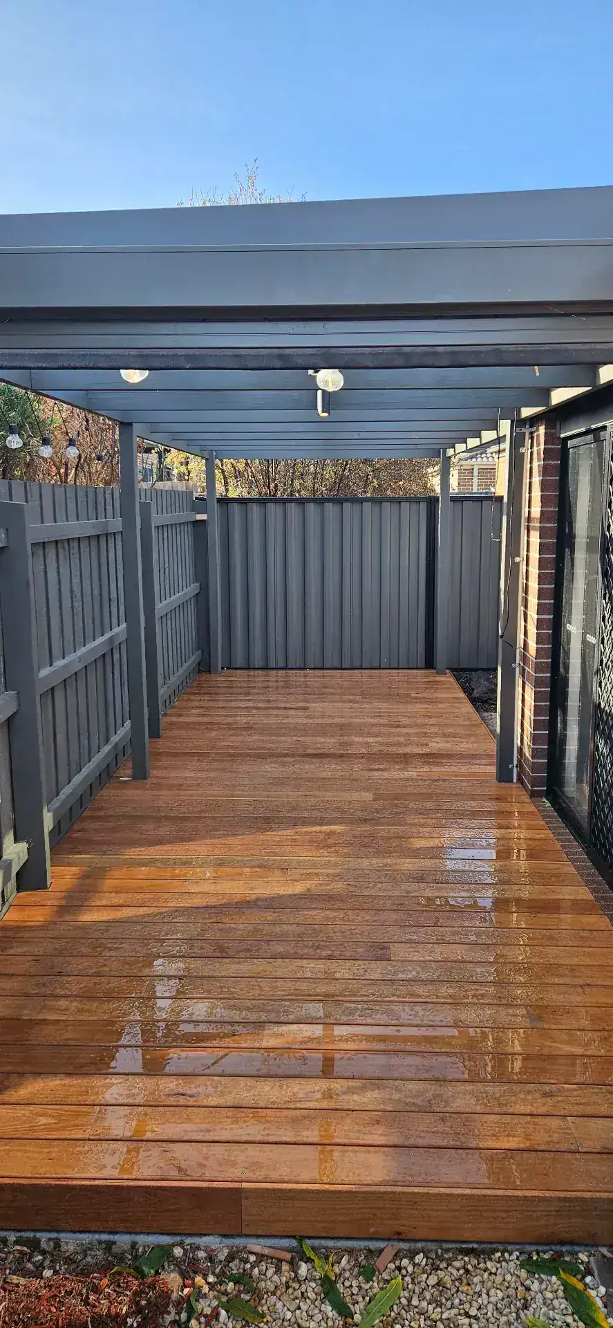 Nunawading backyard decking and pergola — placeholder image